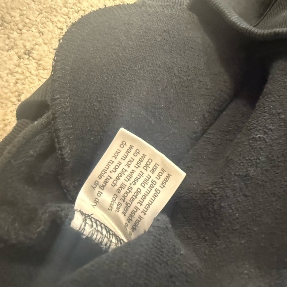 Triumph S Good used VINTAGE Black and Gray sweatshirt with jacket vibe patched - Picture 14 of 15